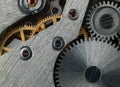 Clockwork close-up Royalty Free Stock Photo