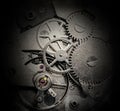 Clockwork with gears and cogwheels Royalty Free Stock Photo