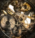 Clockwork inside Royalty Free Stock Photo