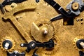 Clockwork Movement, Closeup Gears and Mechanicals