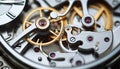 Clockworks in motion, precision teamwork of machinery generated by AI