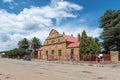 Historic sandstone town hall in Clocolan