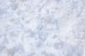 Clods of white snow, background or texture Royalty Free Stock Photo