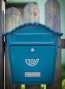 Cloes up of a mailbox on the street