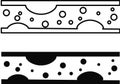 Clogged artery icon. Cholesterol blocked artery sign. Cholesterol in blood vessels symbol. flat style