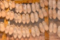 Clogs in a souvenir store in Marken, Holland Royalty Free Stock Photo