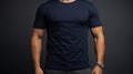 clohing navy blue t shirt