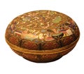 Cloisonne enamel round box