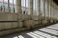 The cloister of the ancient cemetery of the city of Pisa Royalty Free Stock Photo