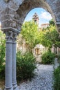 The cloister of the arab-norman church 