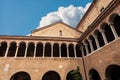 Cloister of the Basilica of Santo Stefano or the Seven Churches in Bologna Italy