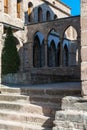 Cloister of the Castle of Cardona is located in the town of Cardona province of Barcelona, Spain, It was built in 886 by Wifredo Royalty Free Stock Photo