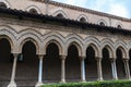 Cloister of the cathedral of Monreale, Palermo, Sicily, Italy Royalty Free Stock Photo