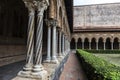 Cloister of the cathedral of Monreale, Palermo, Sicily, Italy Royalty Free Stock Photo
