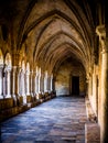 Cloister of the cathedral of Tarragona, Catalonia, Spain,