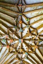 Cloister ceiling bosses Canterbury Cathedral Kent United Kingdom Royalty Free Stock Photo