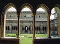 Cloister of Chiaravalle della Colomba Royalty Free Stock Photo