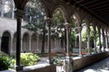 Cloister of the Church of the Conception in the city of Barcelona.