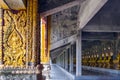 Cloister column decoration at Phra Maha Chedi Chai Mongkol in Roi Et province, northeastern Thailand