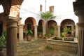 Cloister of the convent of El Palancar in Pedroso de Acim, province of Caceres, Spain