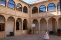 Cloister of the convent of Sabiote, village of Jaen, in Andalusia