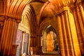 Cloister of the famous Saint Sophie Cathedral (Selimiye Mosque). Nicosia, Cyprus Royalty Free Stock Photo