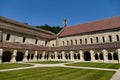 The cloister of Fontenay Abbey Royalty Free Stock Photo