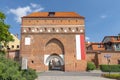 Cloister Gate Polish: Brama Klasztorna, 14th century medieval city wall fortification in Torun, Poland