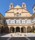 Cloister of the Hospital de Santiago, Ubeda, Jaen, Spain Royalty Free Stock Photo