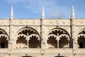 Cloister of the Jeronimos Monastery Royalty Free Stock Photo