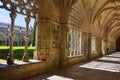 Cloister of the Monastery of Batalha. Portugal Royalty Free Stock Photo