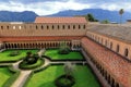 Cloister of the Monreale cathedral Royalty Free Stock Photo