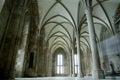 The cloister. Mont Saint-Michel, France Royalty Free Stock Photo