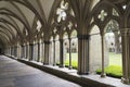 Cloister Salisbury Cathedral Royalty Free Stock Photo