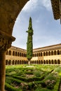 The cloister of Santo Domingo de Silos Abbey at Burgos, Spain