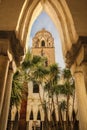 Cloister and tower. Saint Andrew`s Cathedral. Amalfi. Italy Royalty Free Stock Photo