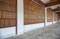 Cloister with the wooden memorial tablets commemorating the War dead Ryozen Kannon. Kyoto. Japan