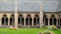 Cloister yard in CloÃÂ®tre de la cathÃÂ©drale, TrÃÂ©guier