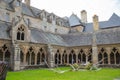 Cloister yard in CloÃÂ®tre de la cathÃÂ©drale, TrÃÂ©guier