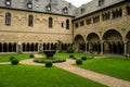 Cloistered courtyard Royalty Free Stock Photo