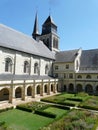 Royal Abbey at Fontevraud l`Abbaye in the Loire Valley, France