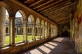 Cloisters at the Collegiale church of Saint Emilion, France