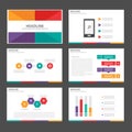 Clolorful Infographic elements icon presentation template flat design set for advertising marketing brochure flyer Royalty Free Stock Photo