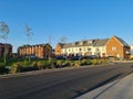 Clongriffin new housing estate.Modern terraced houses Royalty Free Stock Photo