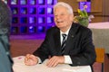 Portrait of former Federal President Joachim Gauck during a book signing