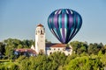 Close balloon at the Boise train depot