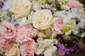 Close of beautiful Various flower bouquets