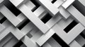 close black and white abstract geometric