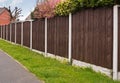 Close board fencing panels