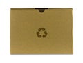 Close brown paper box